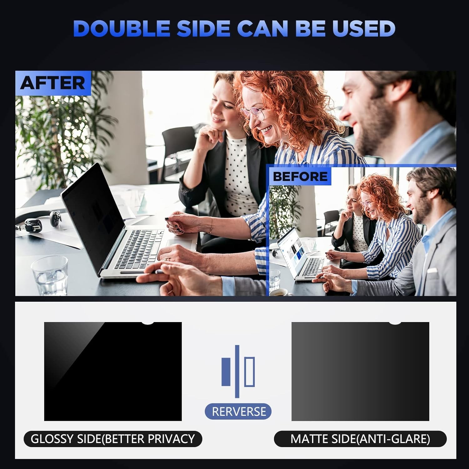 15.6″ Privacy Filter Screen Protector for 15.6 inch Widescreen Notebook Laptop