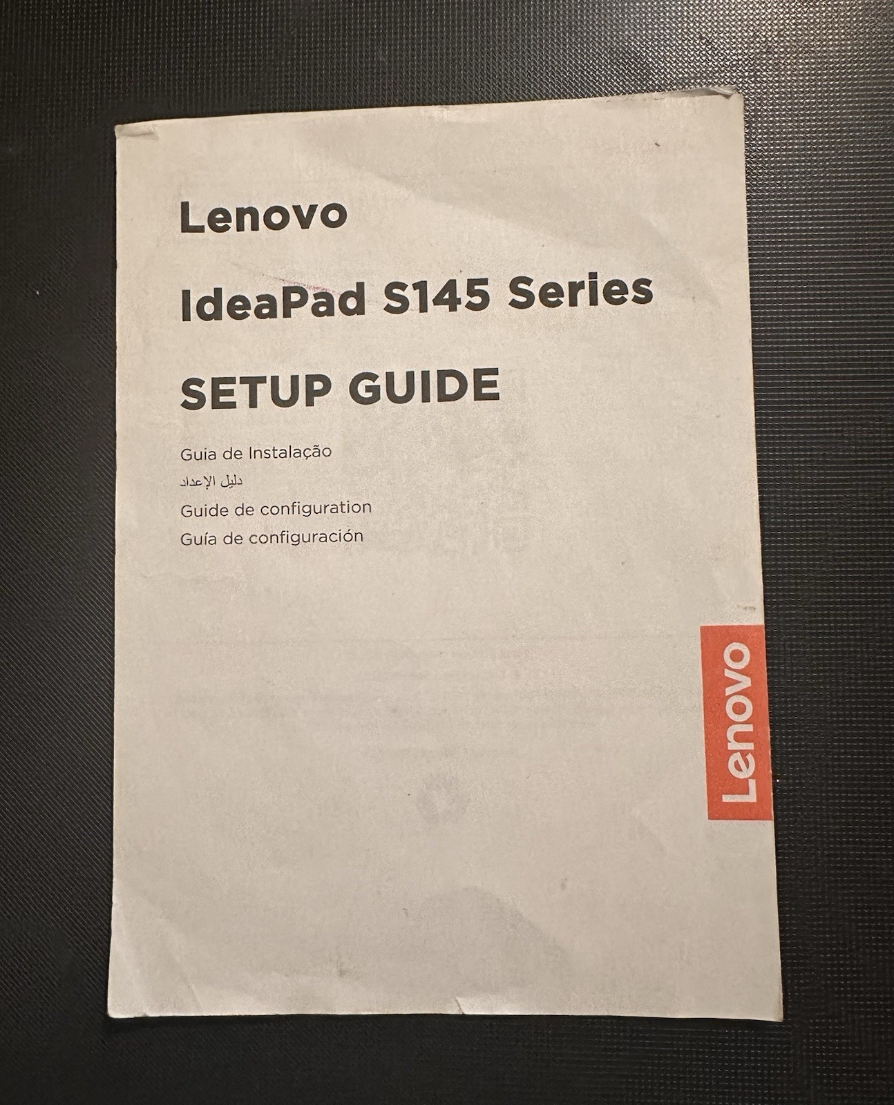 Lenovo IdeaPad S145-15AST S/N PF1V4B6H MTM81N3009BUS MFG Date 01/15/2020 15”