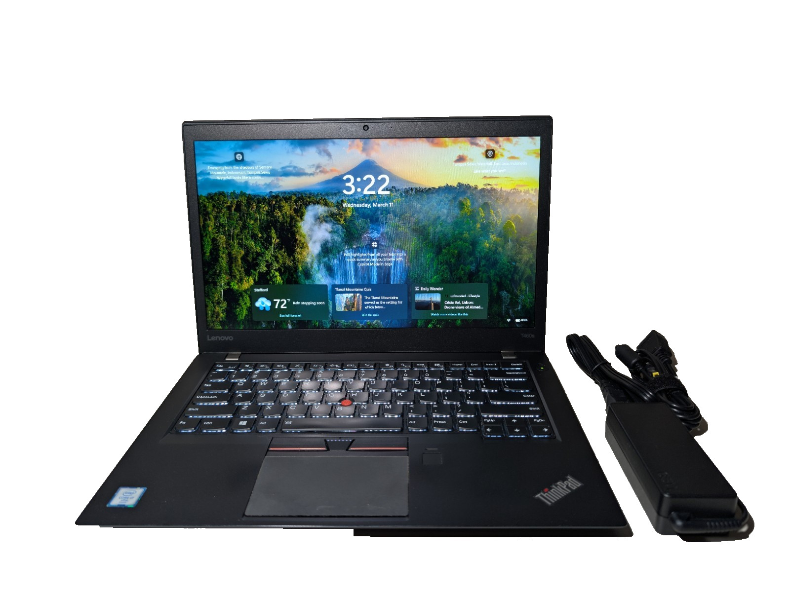 Lenovo ThinkPad T460s TouchScreen | i7 6th 12GB 256GB SSD | Backlit Win 11 Pro