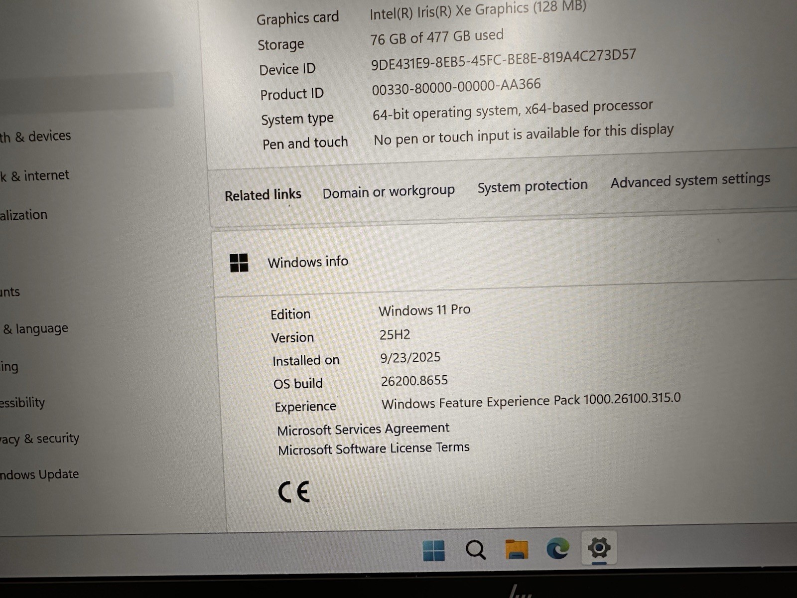 HP ELITEBOOK 840 G8 i7-1165G7 2.8 GHZ 32GB 512GB Ssd NVME /HP 65w adapter.#01