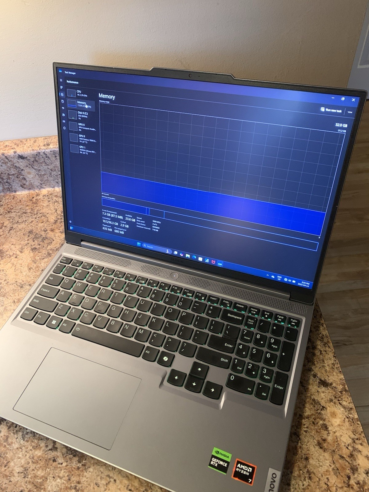 Gaming laptop RTX