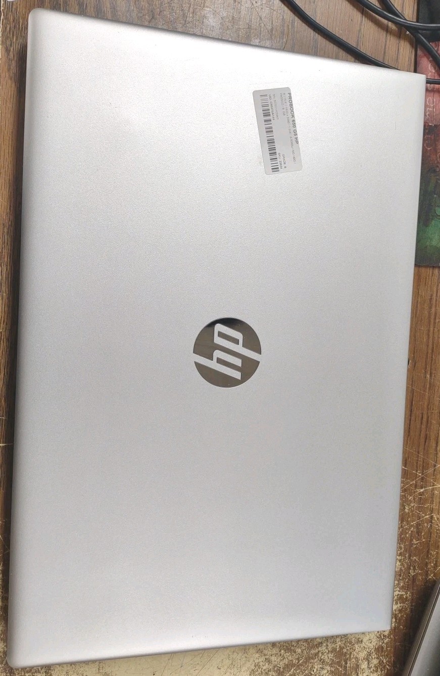 HP ProBook 650 G5 Laptop W/ i5-8365U, 8GB RAM, DVD. NO HDD Or Cords.