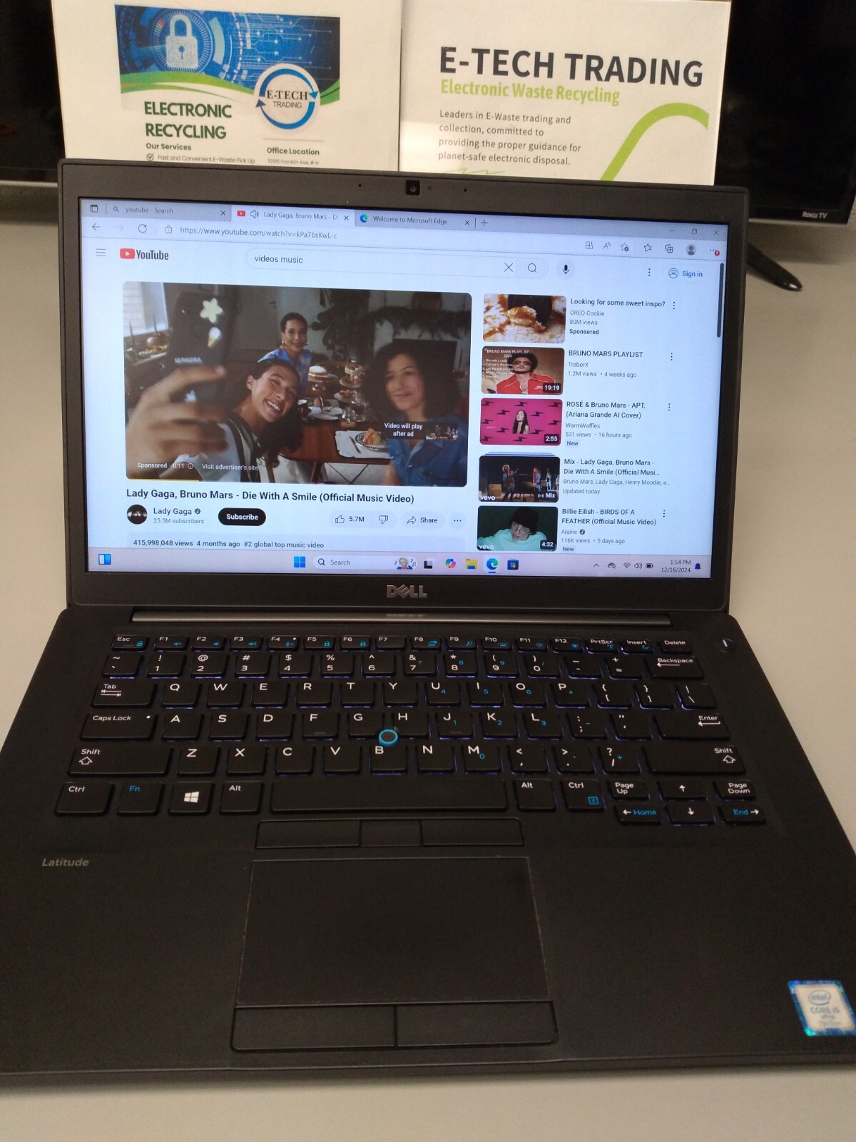 DELL Latitude 7480,7th Gen core i5 ssd 128 gb 8 gb ram 2.60ghz windows 11 pro