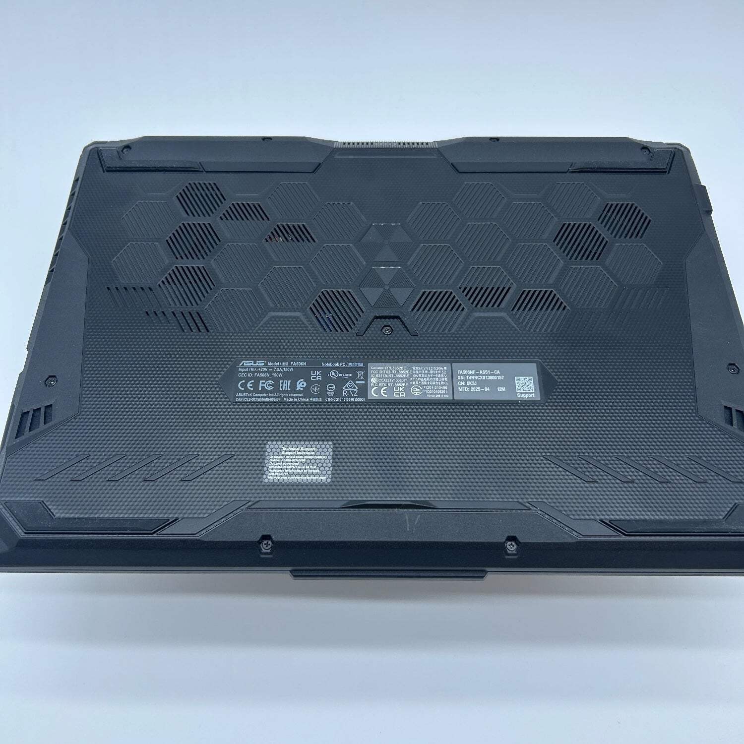 Asus TUF A15 FA506NF Ryzen 5 7535HS 3.3GHz 32GB RAM 500GB SSD GeForce RTX 2050