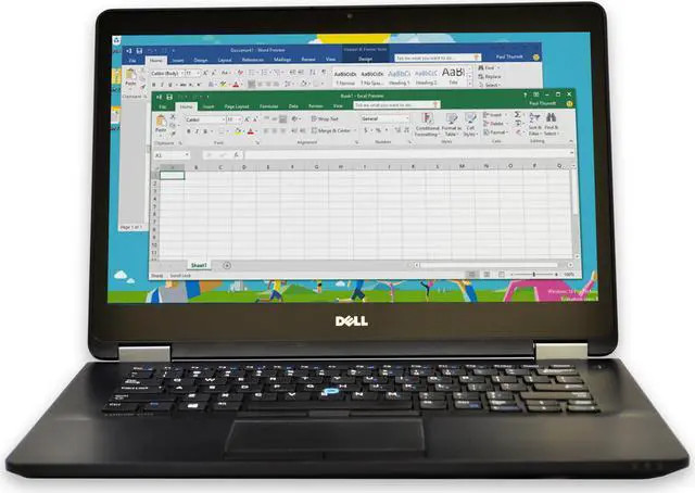 Dell Latitude E7470 Intel i5 Gen 6 8GB RAM 512GB SSD Hard Drive W10 Pro 14in