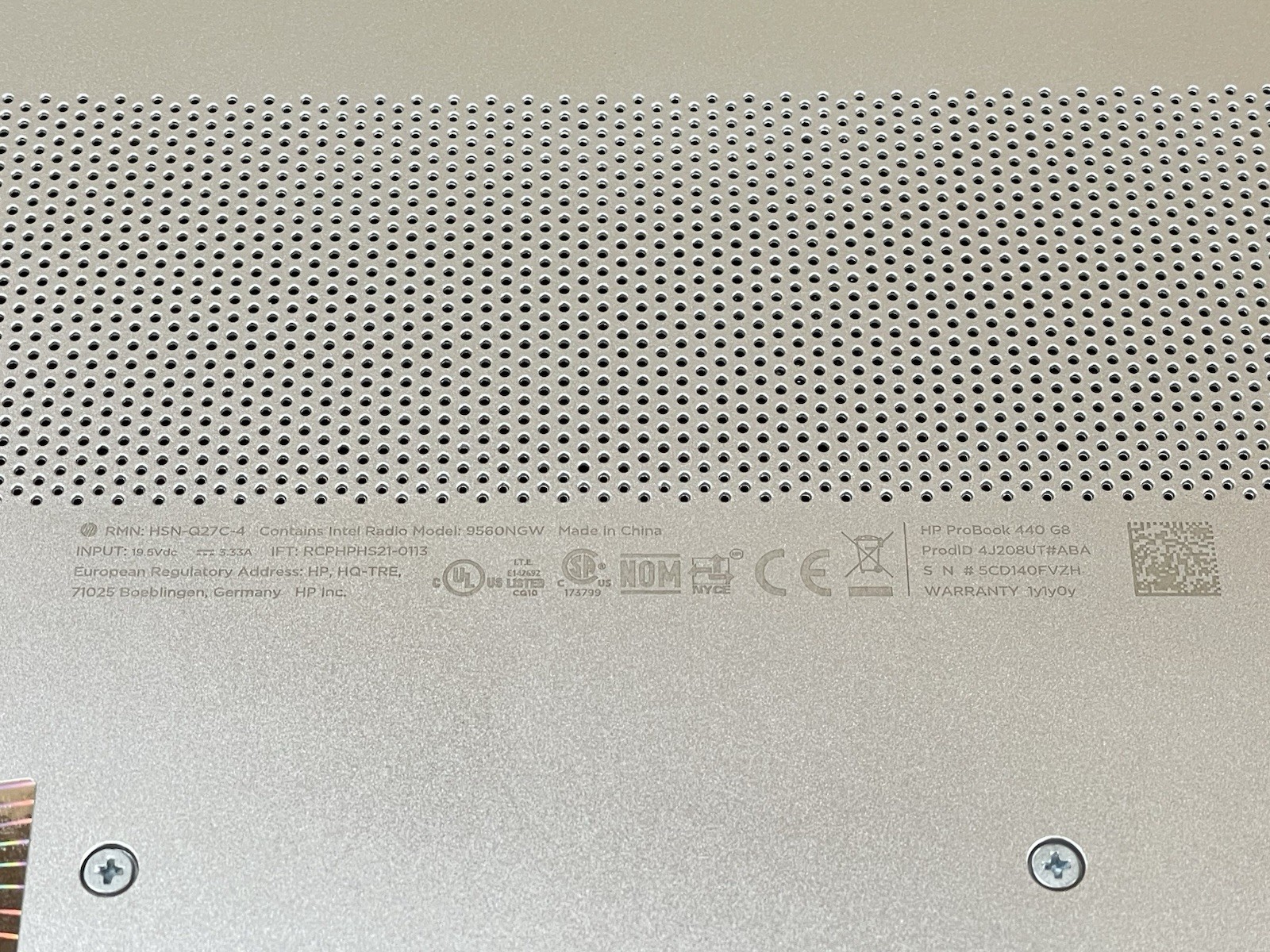 HP ProBook 440 G8 14″ i5-1135G7 @ 2.40GHz 16GB RAM 512GB SSD Win11 Pro *READ*