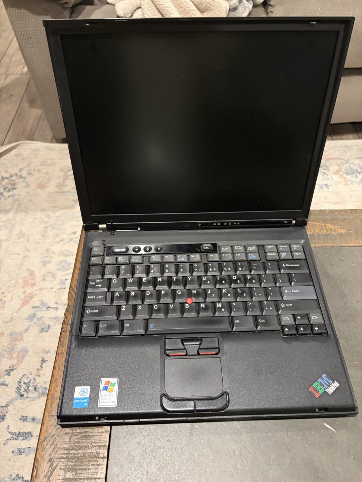 IBM ThinkPad T41 Intel Pentium M 1.4GHz 512 MB