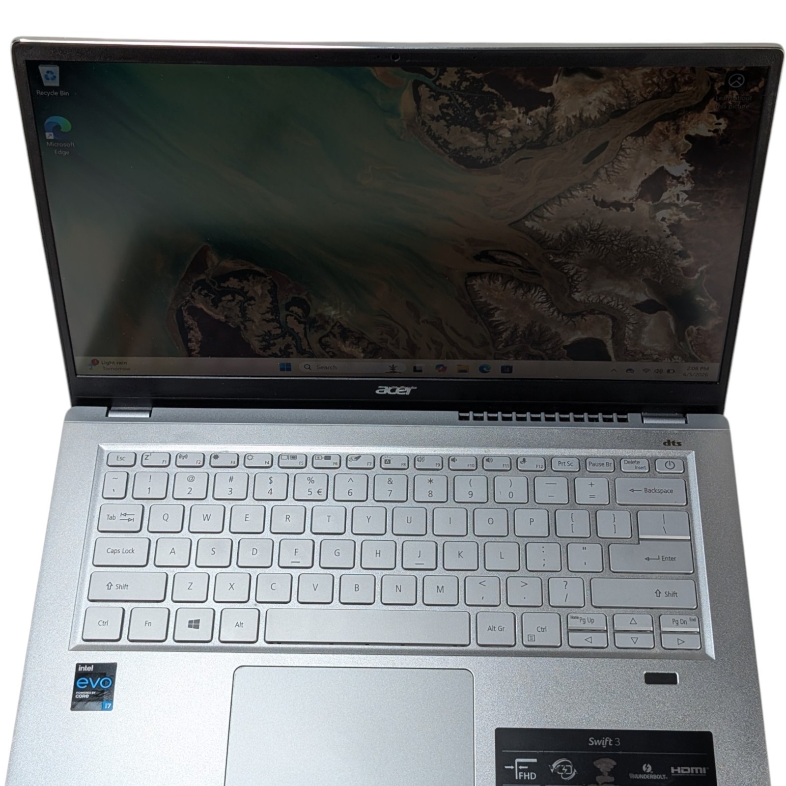Acer Swift 3 SF314-511 14″ FHD Laptop i7-1165G7 256GB SSD 8GB RAM Silver✅🔌