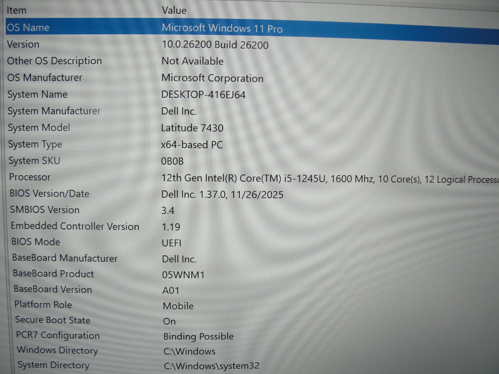 Dell Latitude 7430 14″FHD Intel Core i5-1245U 1.6GHz 16GB RAM 512GB SSD +PA