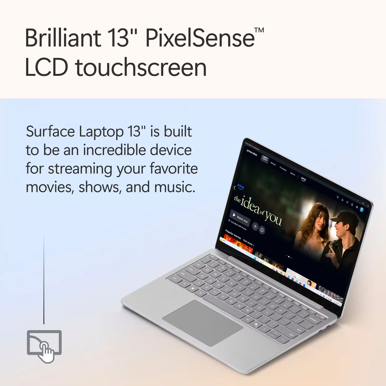 Microsoft – Surface Laptop – Copilot+ PC – 13″ Touchscreen – Snapdragon X Plu…