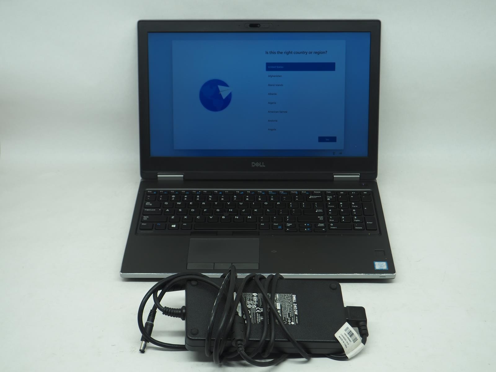 DELL Precision 7540 15.5″ Intel Core i7-9850H 2.60GHz 16GB RAM 512GB NVMe
