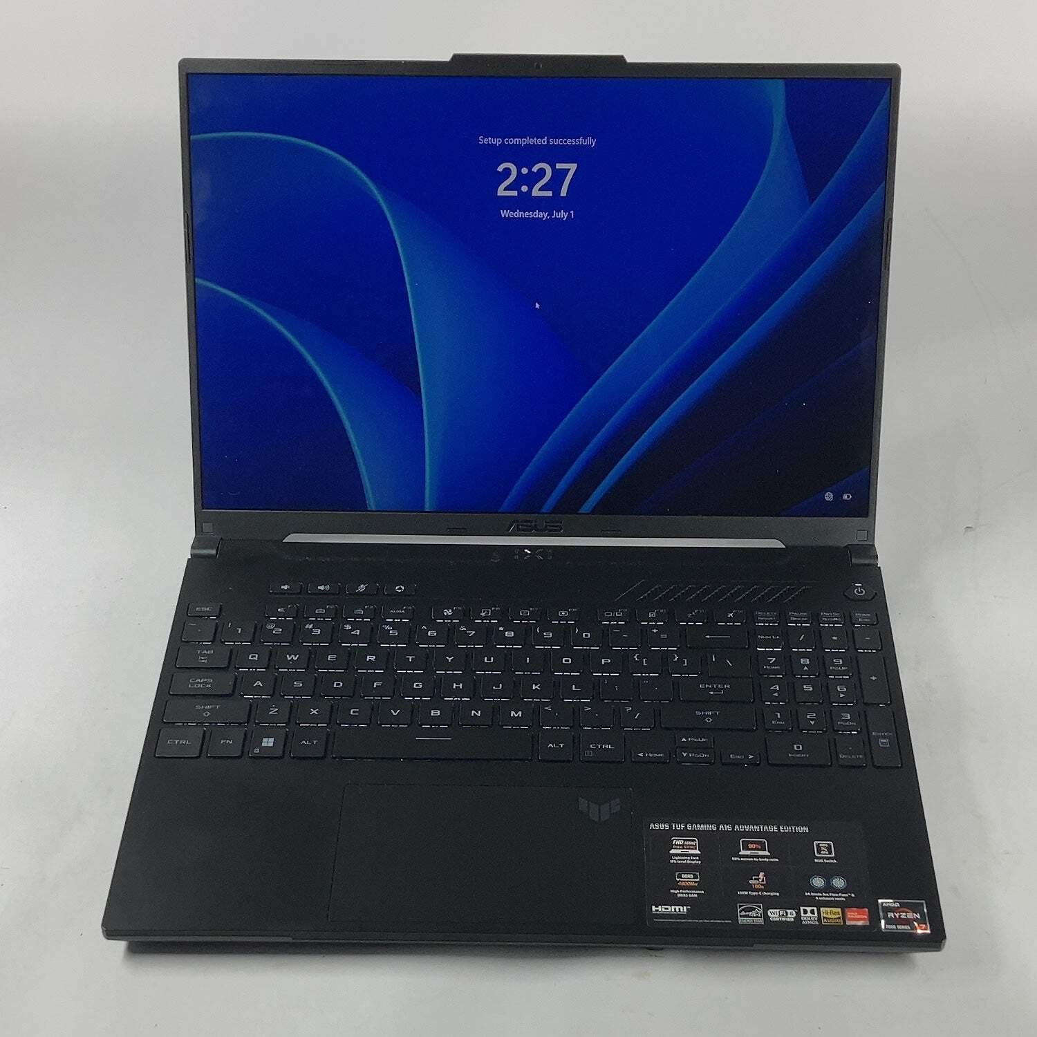 Asus TUF A16 Ryzen 7 7735HS 3.2GHz 16GB RAM 512GB SSD AMD Radeon RX 7700S