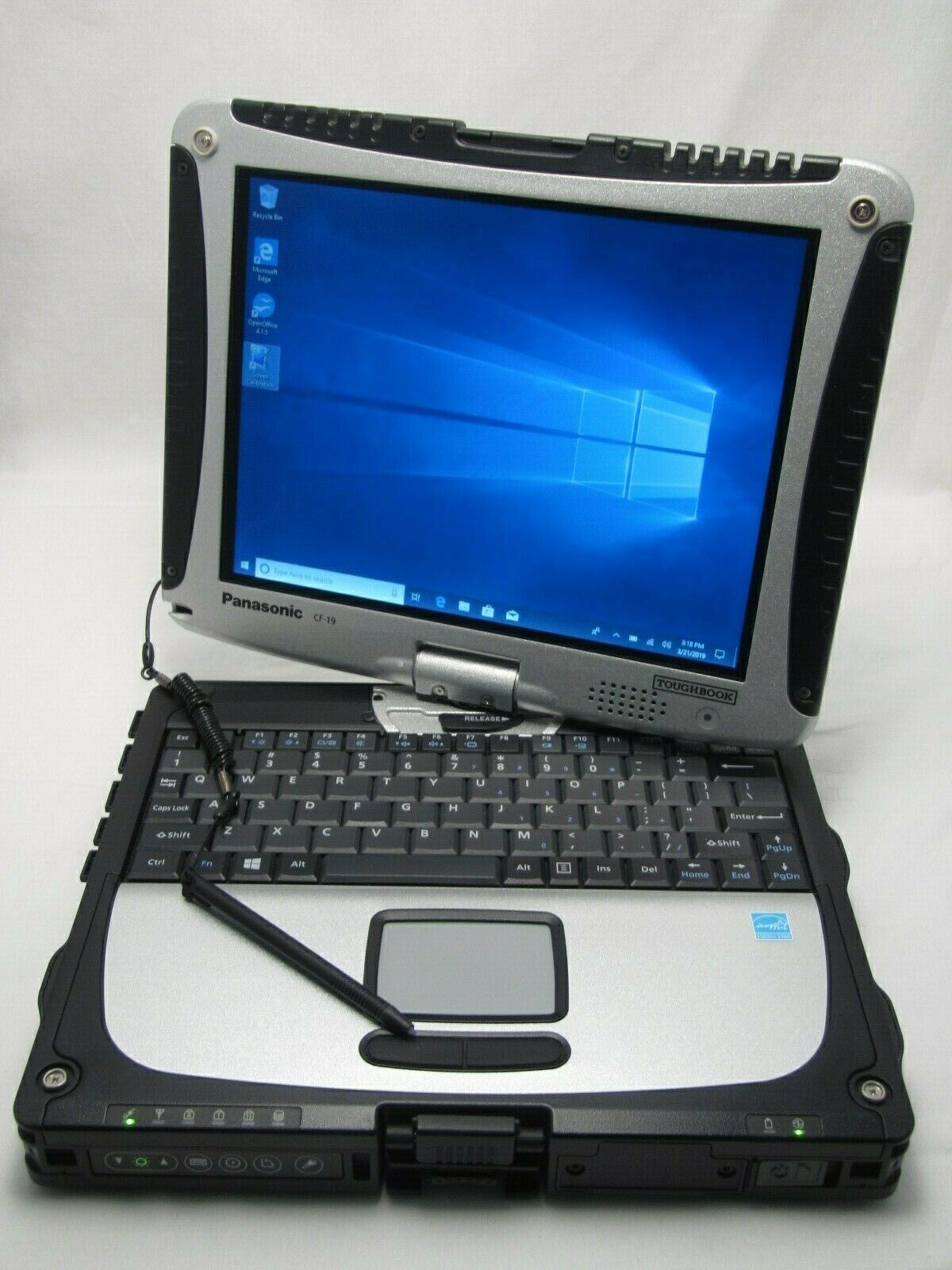 Panasonic ToughBook CF-19 MK8 TouchScreen i5-3610ME 8GB 256GB WIN10 BIOS LOCKED