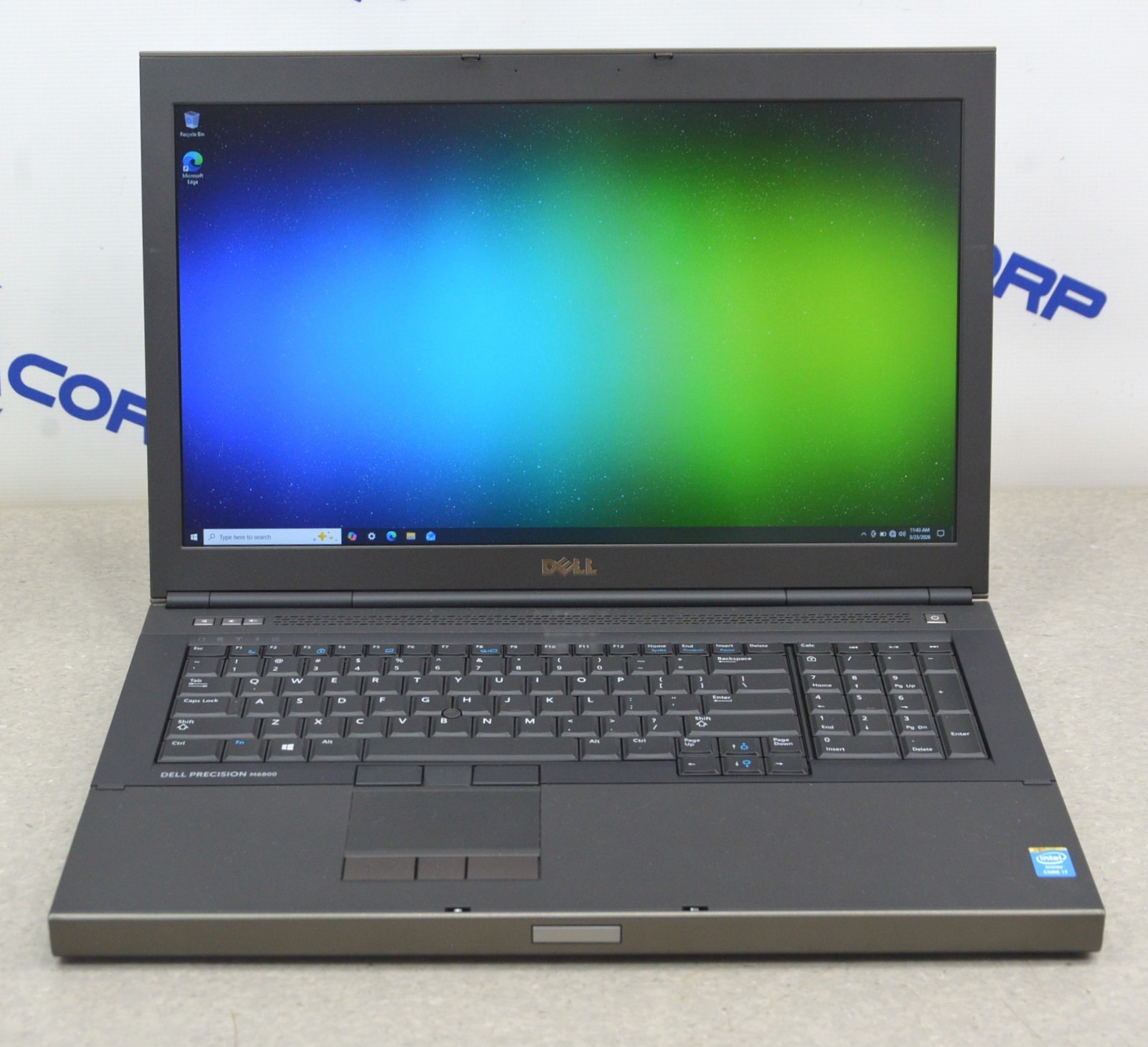 Dell Precision M6800 Laptop, 3M M2767PW Monitor W/ 33″ Large Case & Assembly