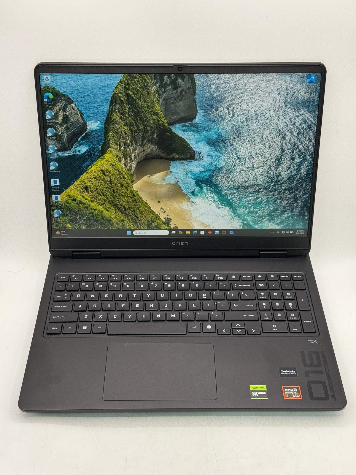 HP Omen 16-ap0053dx 16″ Ryzen 9 8940HX 2.4GHz 32GB RAM 1TB SSD GeForce RTX 5060