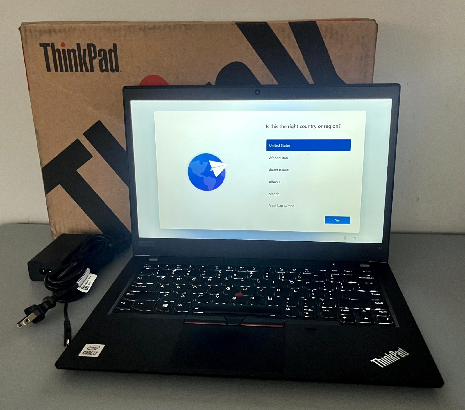 💻 Lenovo ThinkPad T14 Gen 1 Intel Core i7-10510U 1.8GHz 16GB RAM 256GB NVMe W11