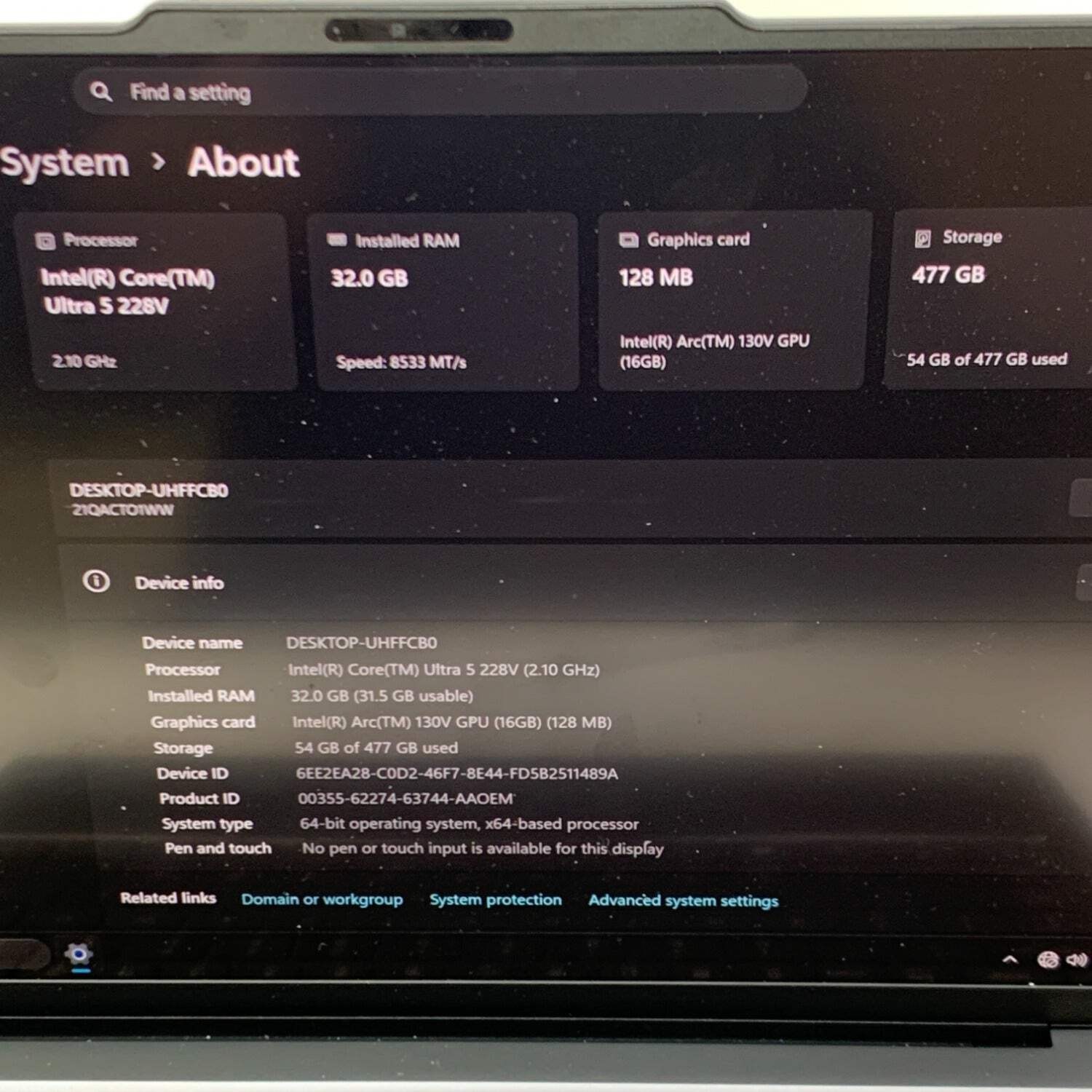 Lenovo ThinkPad X9 14 21QA 14″ Core Ultra 5 228V 2.1GHz 32GB RAM 512GB SSD