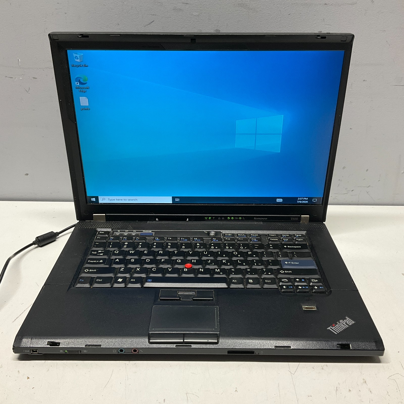 Lenovo ThinkPad T500 Intel Core 2 Duo T9400 2.53GHz 8GB 160GB HDD Win 10 Pro