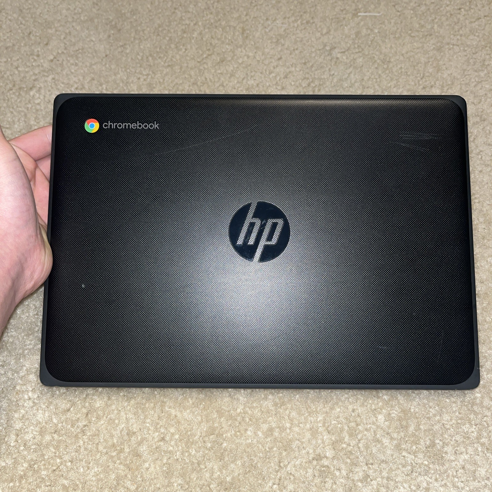 HP ChromeBook 11.6″ (32GB HDD, AMD A4, 2.40 GHz, 4GB) Laptop – Black…