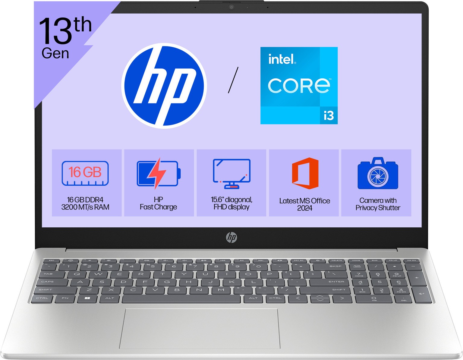 HP MSO 2024 Intel Core i3 13th Gen 1315U |16 GB/512 GB SSD/Windows 11 Home