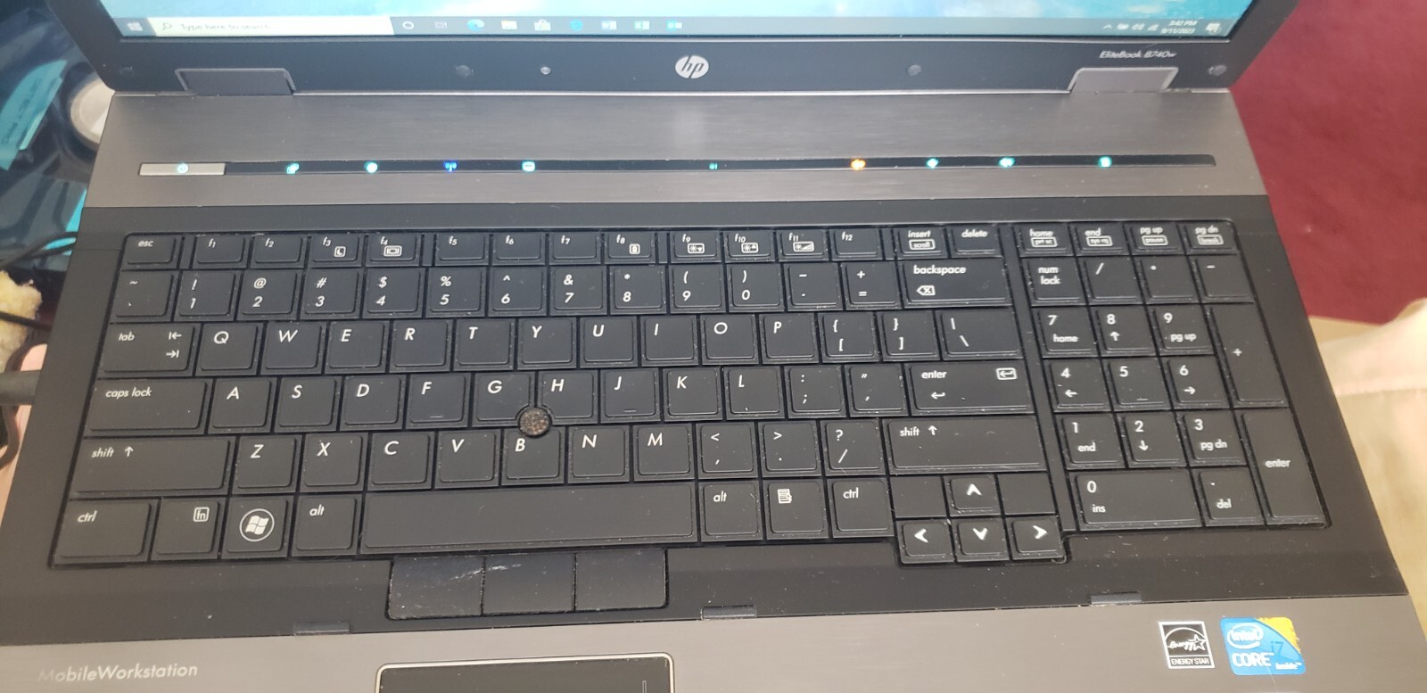 HP EliteBook 8740w 17″ Core i7-620M 2.7GHz 8GB 512GB Win10 Laptop