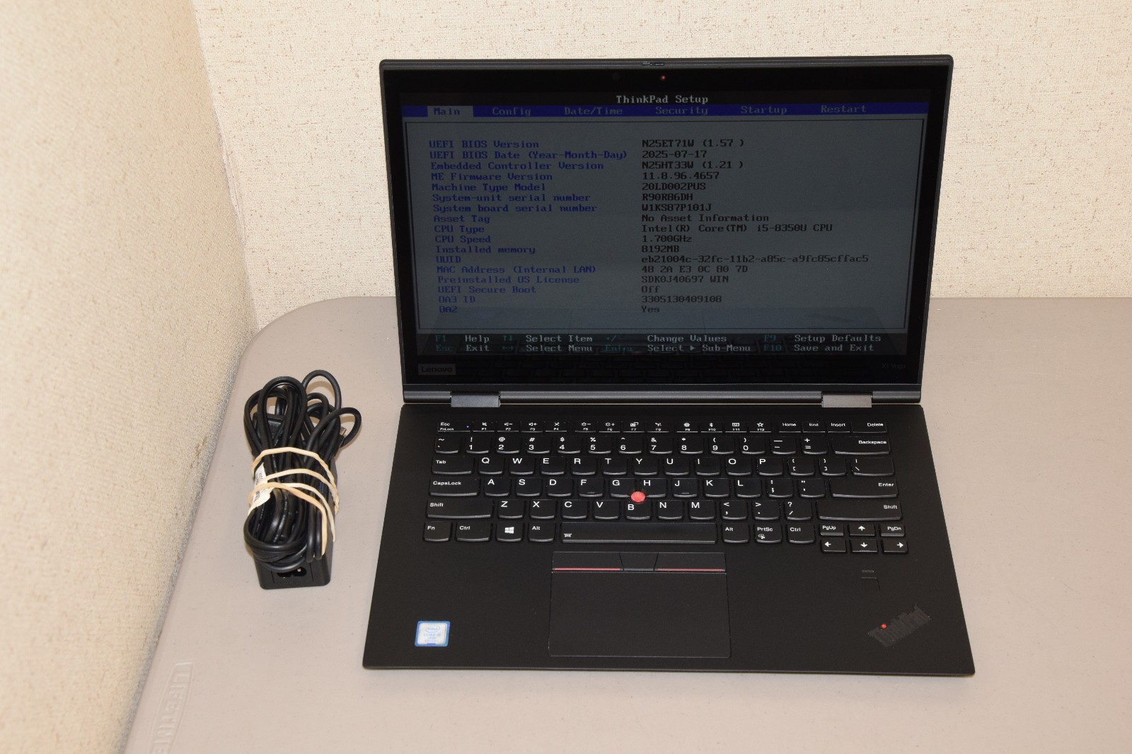 Lenovo X1 Yoga 3rd Gen 14″ 1080P Touchscreen i5-8350U 1.7GHz 8GB 128GB SSD