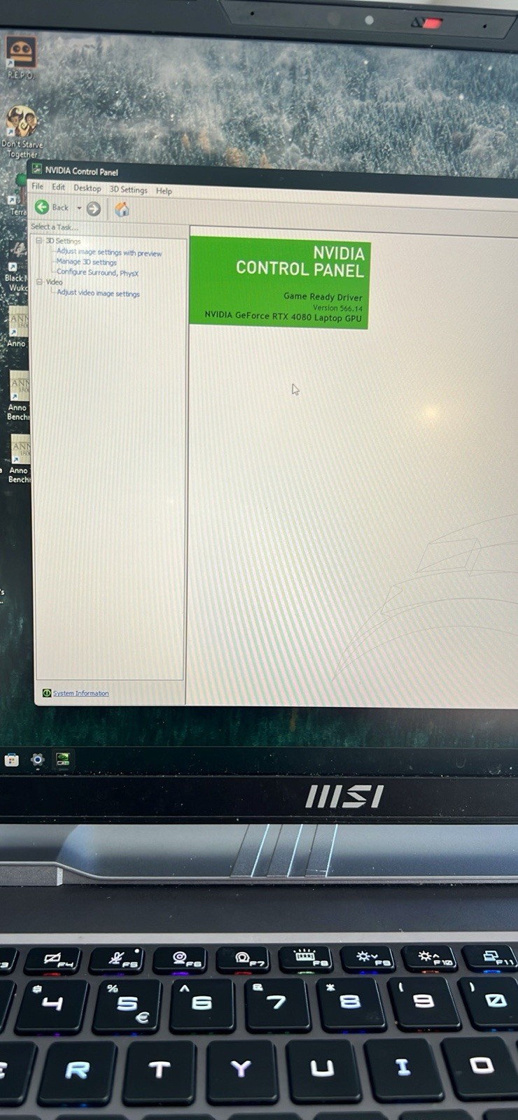 MSI Vector GP68 HX 13V i7-13700HX RTX 4080 32GB 3TB SSD 16in