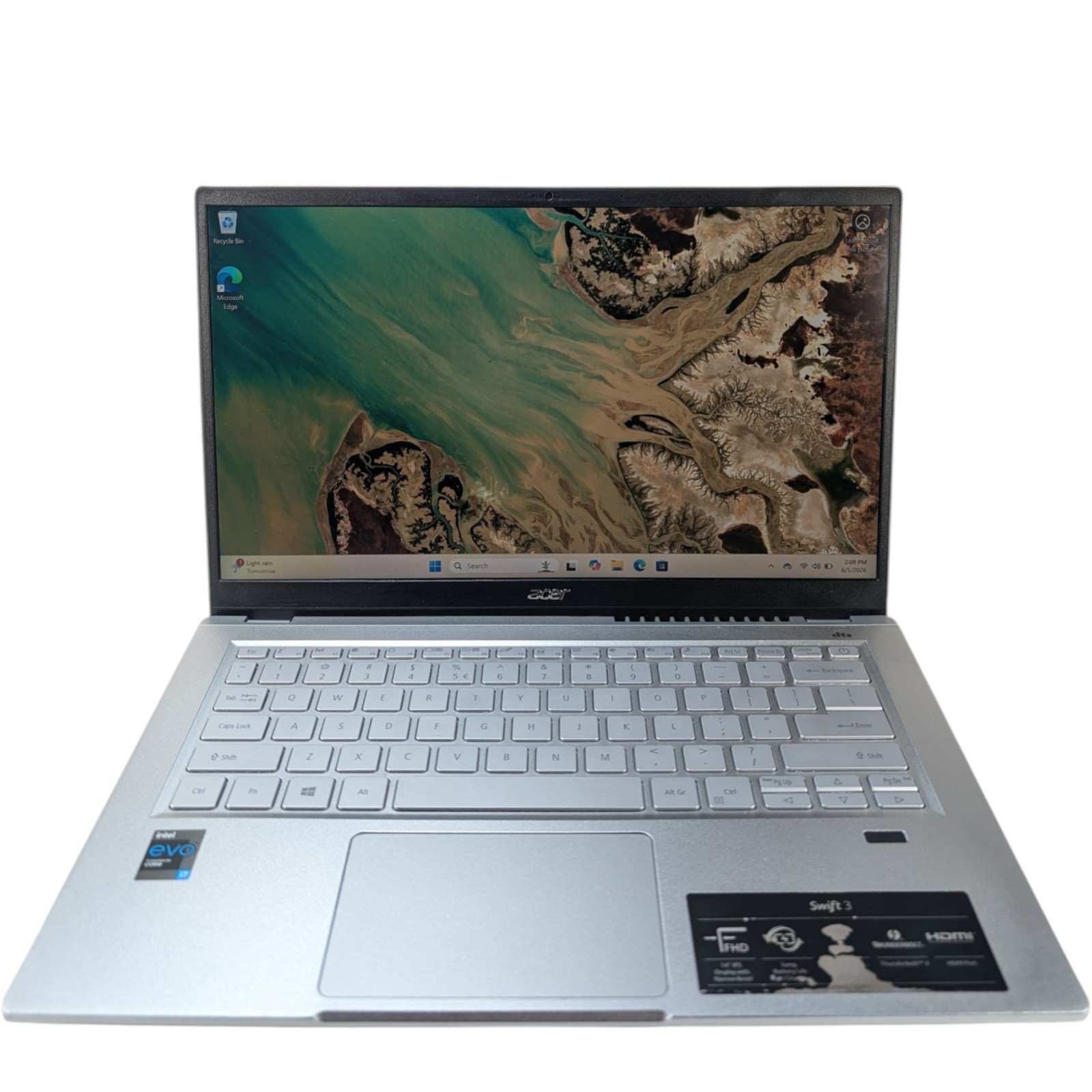 Acer Swift 3 SF314-511 14″ FHD Laptop i7-1165G7 256GB SSD 8GB RAM Silver✅🔌