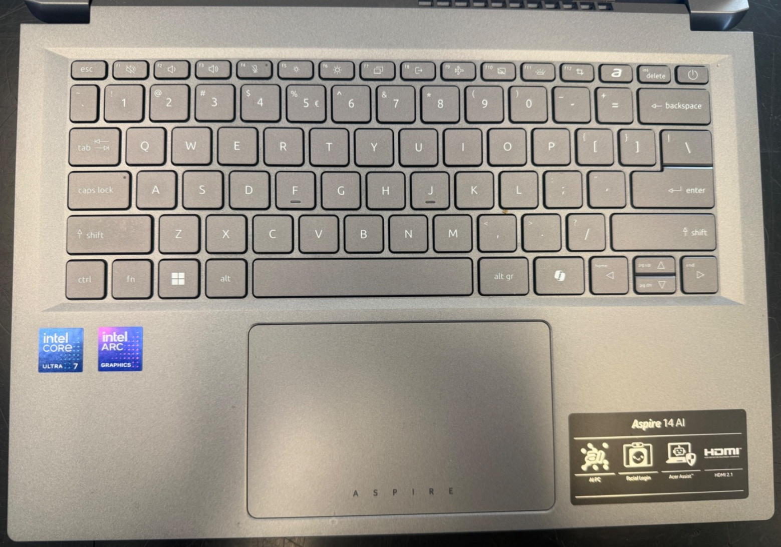 Acer Aspire 14 AI Laptop 14″ WUXGA IPS Intel Core Ultra 7 16GB RAM 1TB SSD