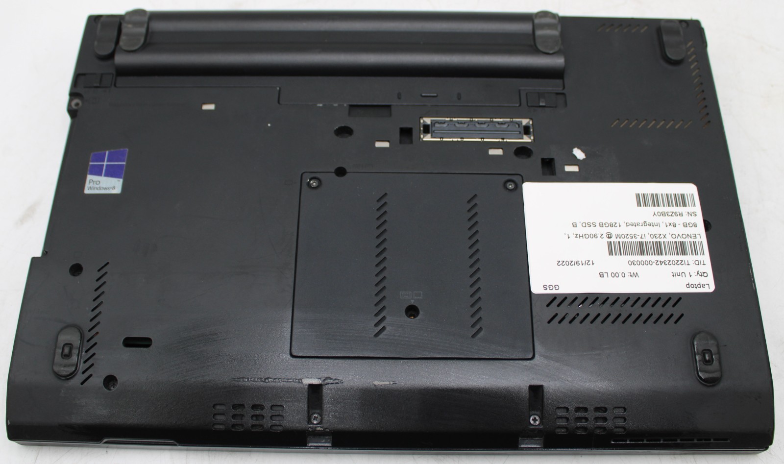 12.5″ Lenovo ThinkPad X230 Laptop i7-3520M @ 2.90GHz 8GB RAM 128GB SSD Win 10 B*