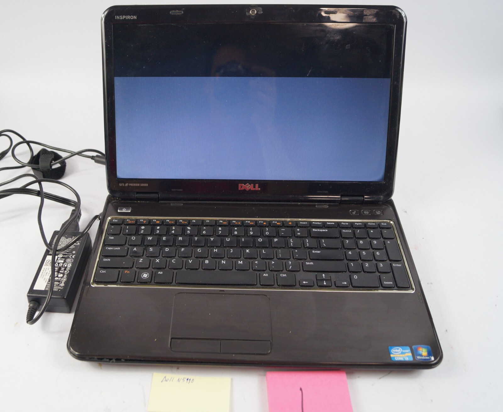 LOT (2) DELL 8600 PP02X and DELL N5110 Notebook Laptops Power Cords PARTS B142