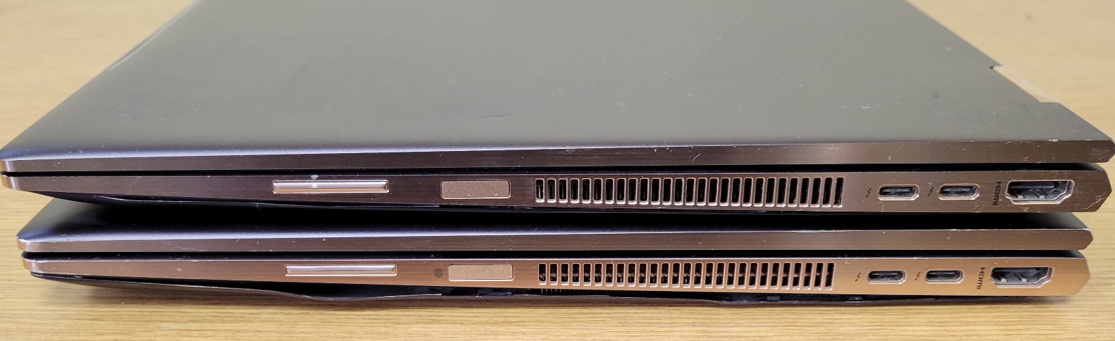 (Lot of 2)HP Spectre X360 i7-8705G 3.10GHz 8GB 4k Radeon Vega M GL No OS/SSD/HDD