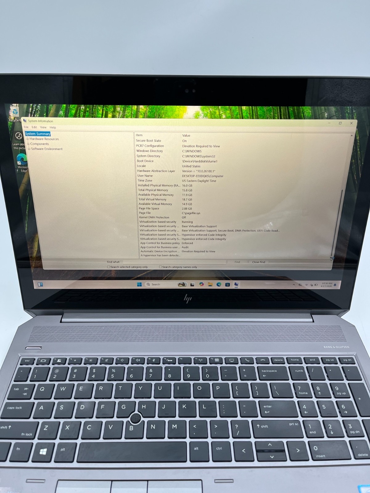 HP zBook 15 G5 i7-8750H 2.20GHz 16GB Ram 512GB SSD Win 11 Pro P1000