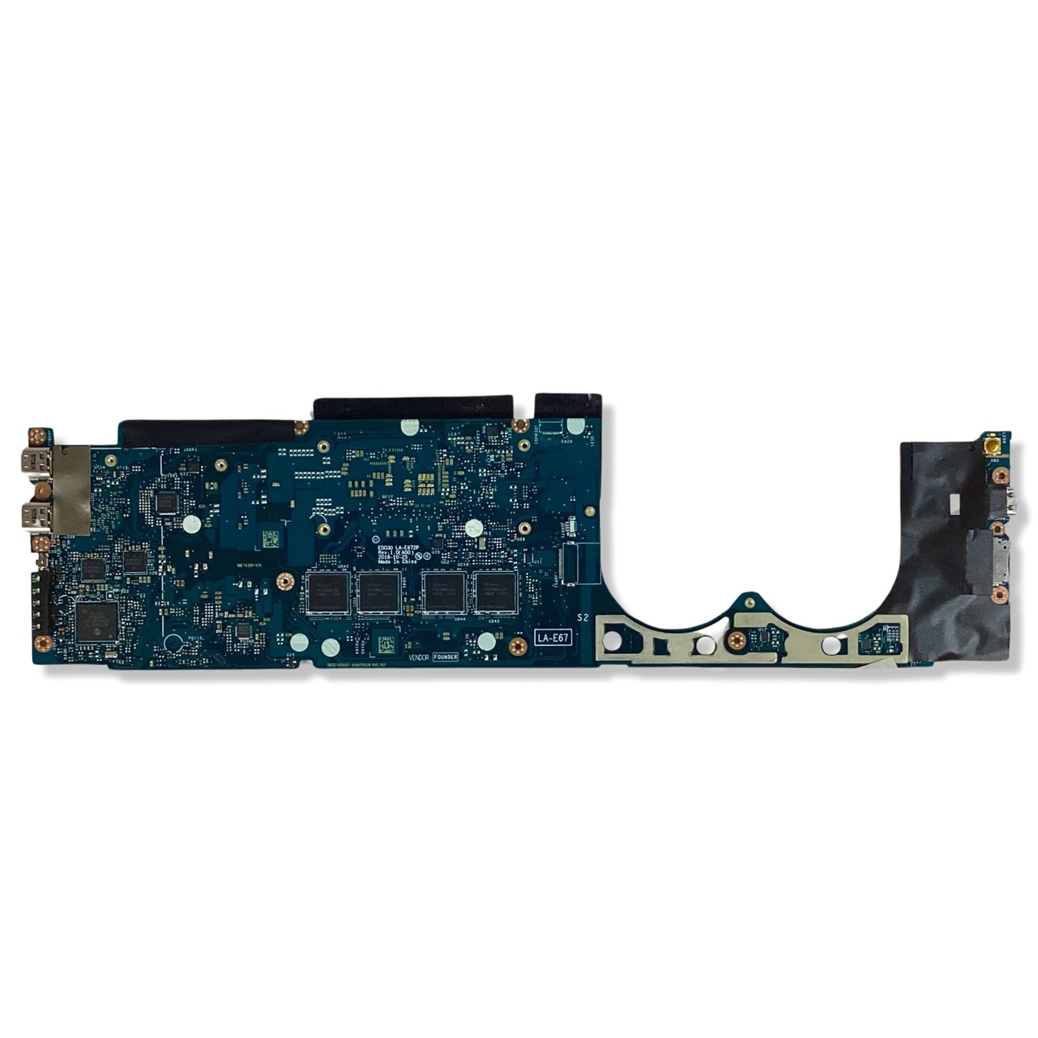 Dell XPS 13 9380 Motherboard Intel i5-8365u 16GB XDVJ0 Y9WN4 LA-E672P
