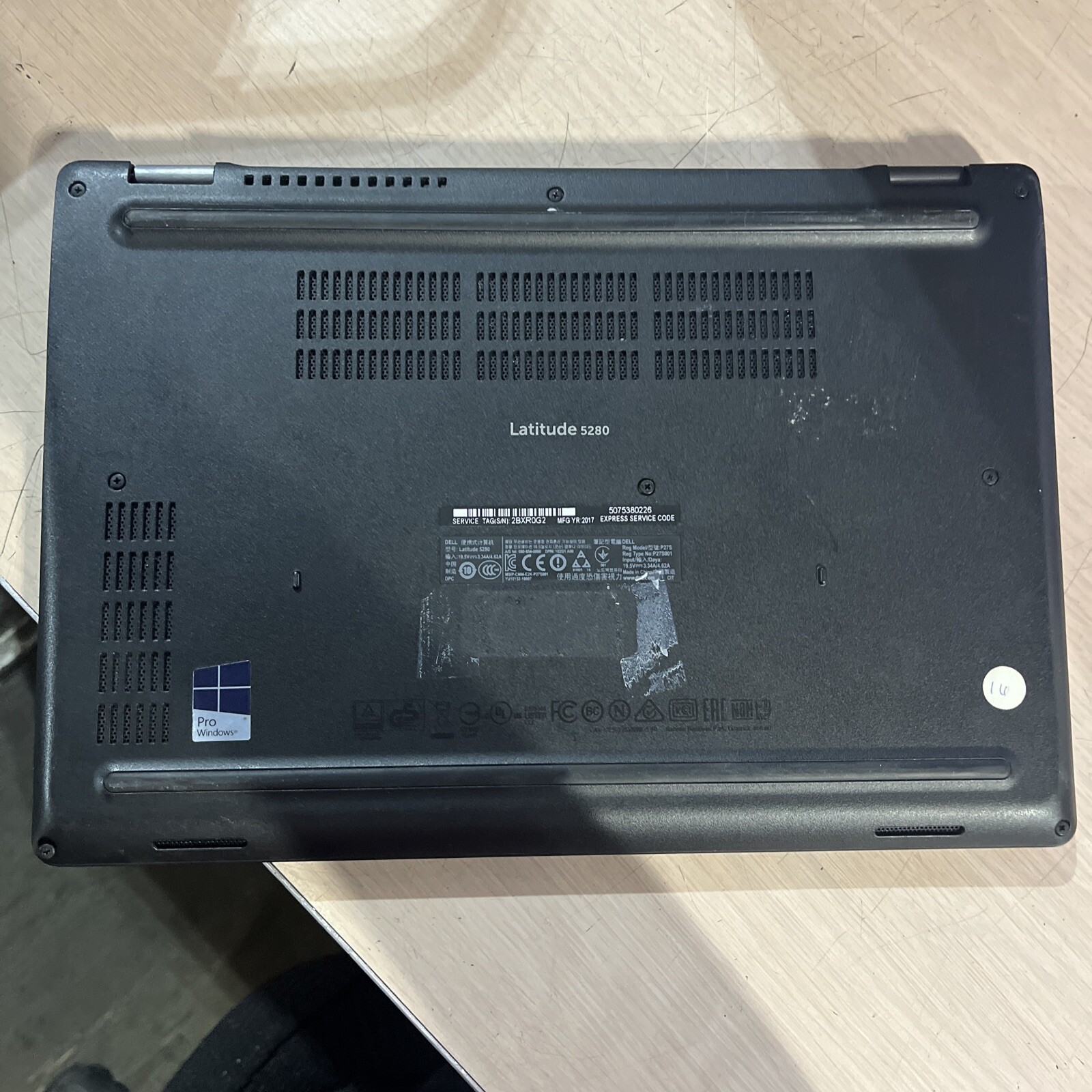 DELL LATITUDE 5280 INTEL CORE I3-7100U 2.40GHZ 8GB RAM NO HD