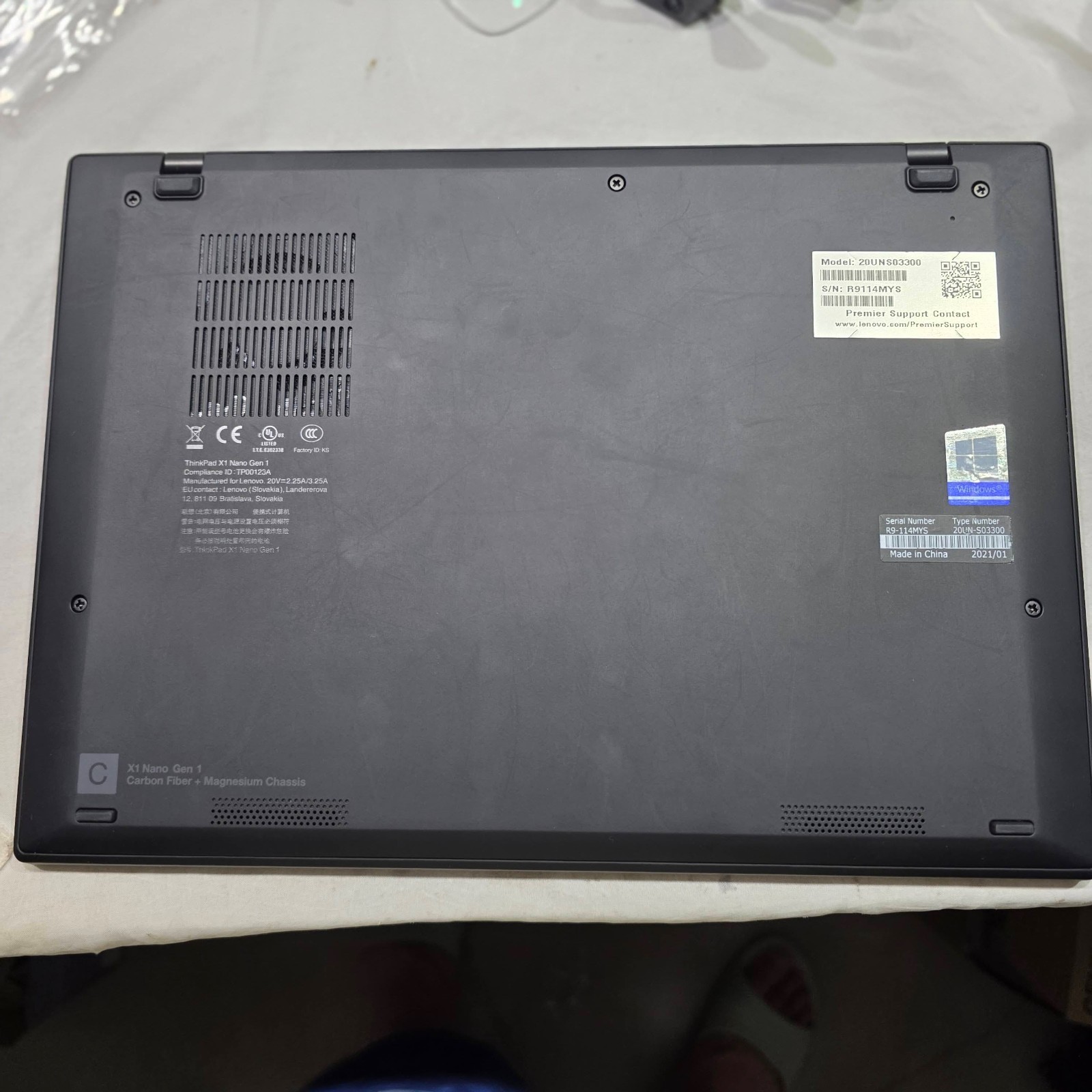 Lenovo ThinkPad X1 Nano 13″ 2K i5-1130G7 8GB 256GB SSD Win11-Pro 2lbs Fast Ship