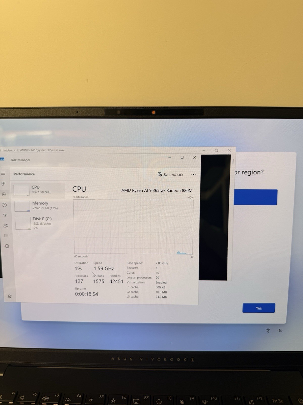 Asus VivoBook S14 14″ 3K OLED 120Hz – Ryzen AI 9 365 – 24GB RAM – 1TB SSD
