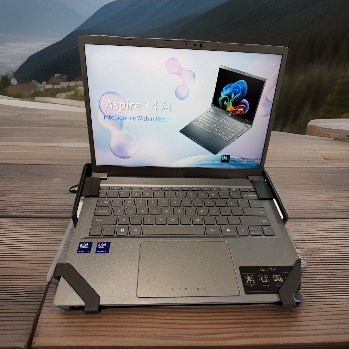 Acer Aspire 14 AI Notebook Intel Core Ultra 7 SSD Windows 11 14″ Silver
