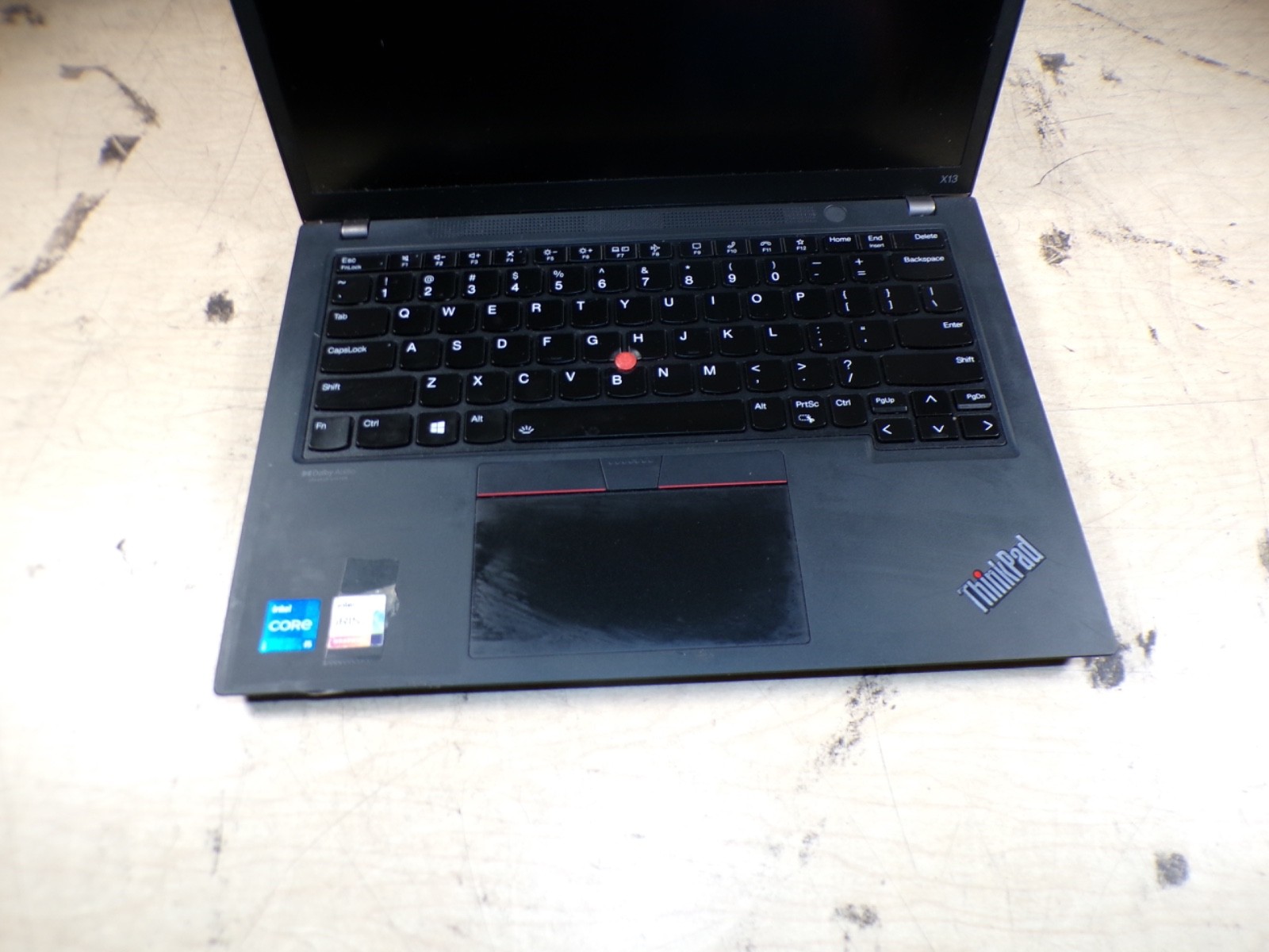 THINKPAD LENOVO X13 INTEL CORE I5-10210U 1.60GHZ 8GB RAM **NO HD/ NO CADDIE