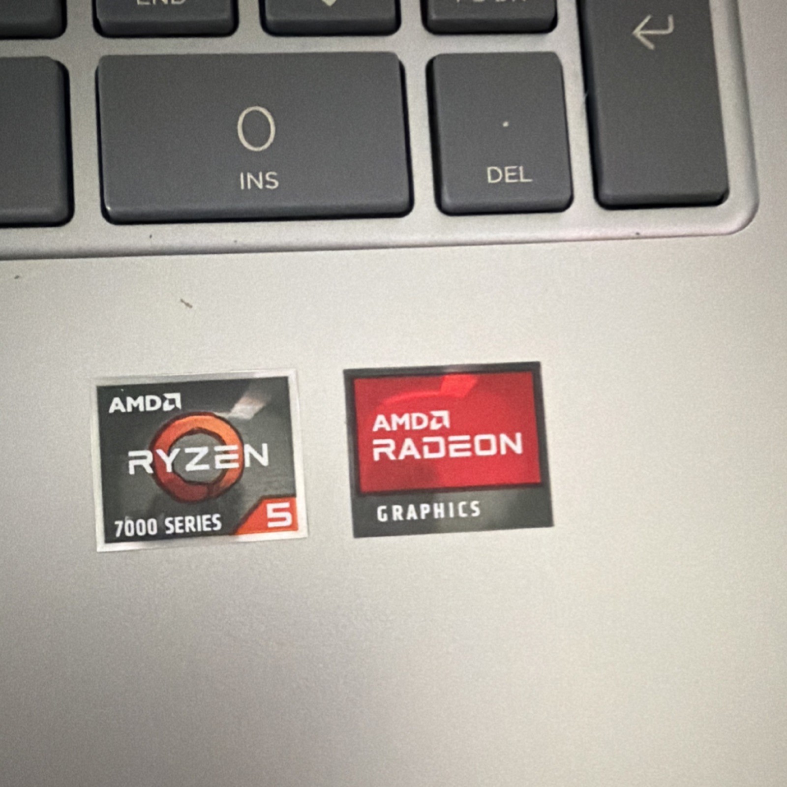 HP Laptop AMD Ryzen 5 7000 Series, Radeon Graphics, Silver Notebook