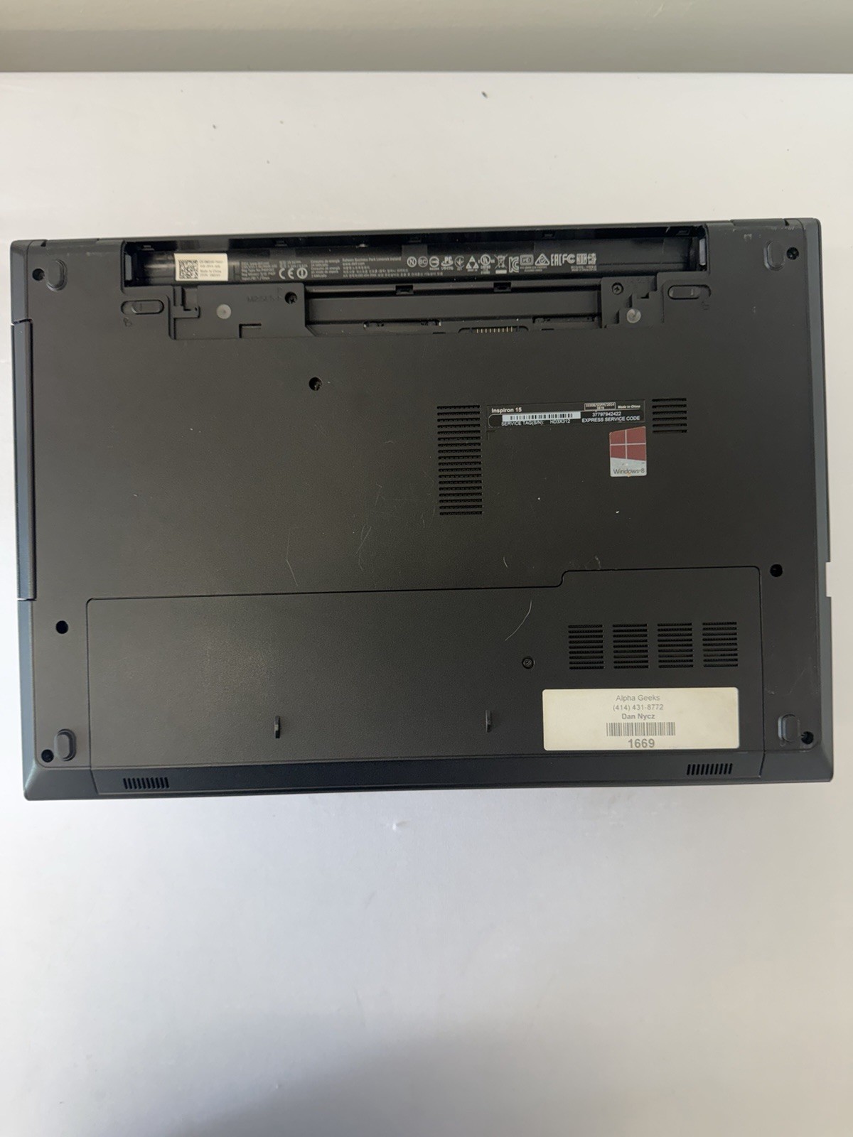 Dell Inspiron 15-3542 Laptop – Good Screen – Intel i5-4210U – Read Des
