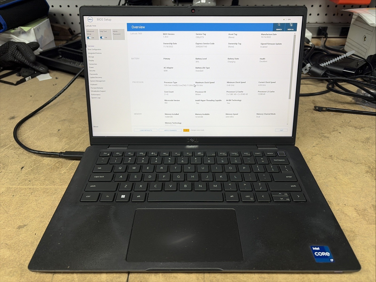 Dell Latitude 7430 14″ FHD i7-1255U 16GB RAM 512GB SSD No OS