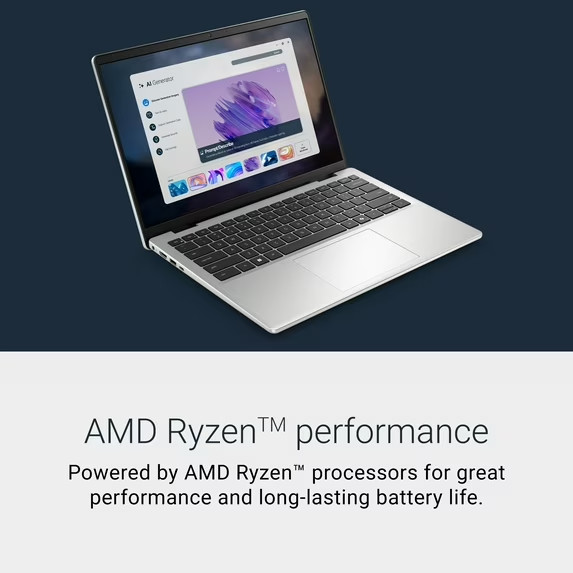 Dell 14″ AMD Ryzen AI 5, AMD Radeon Graphics 16 GB DDR5 512GB SSD (NEW OPEN BOX)