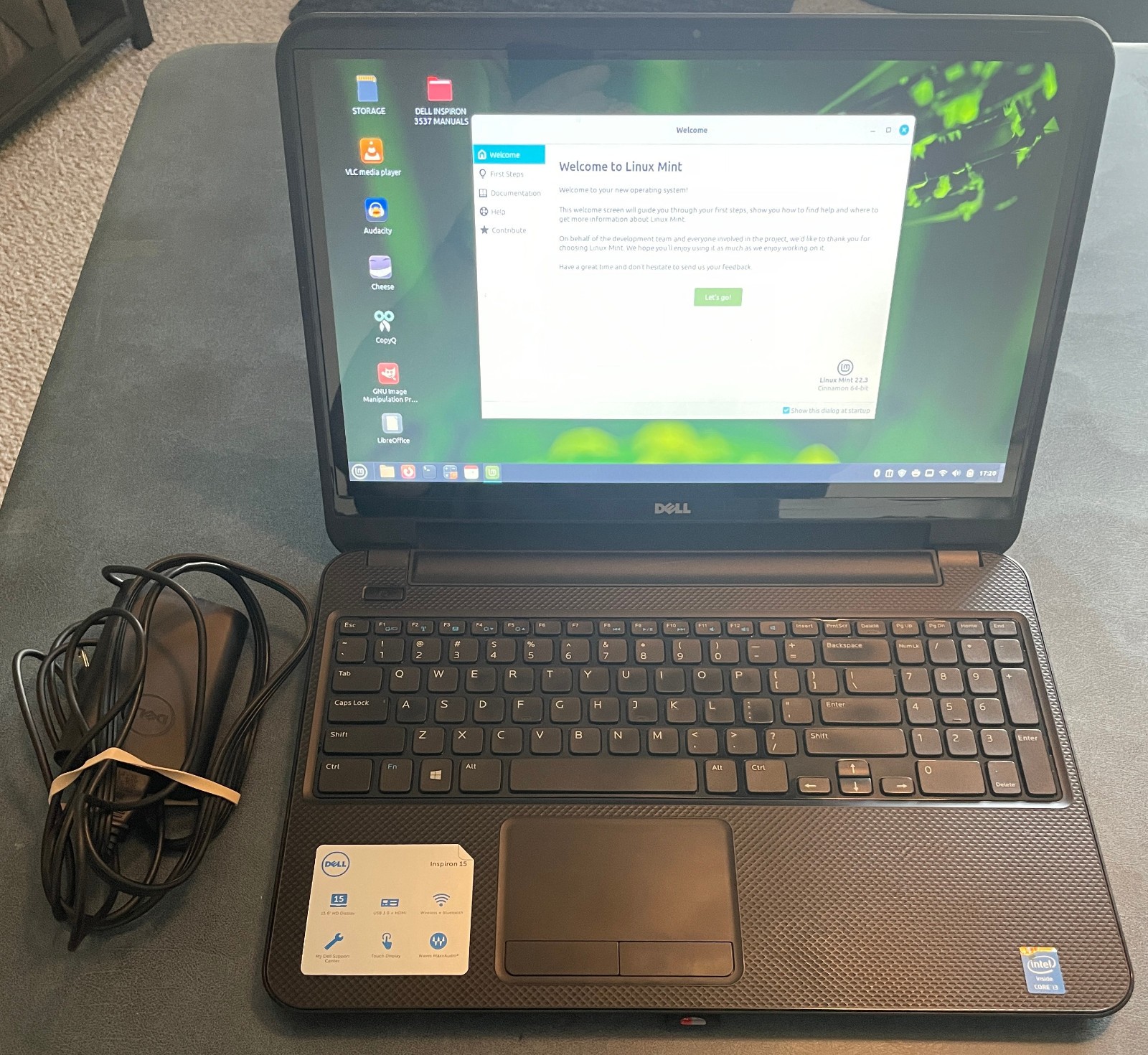 DELL INSPIRON 15-3537 Laptop 15″ *TOUCH* i3 256gb+1tb Linux Mint 22.3-extras-8