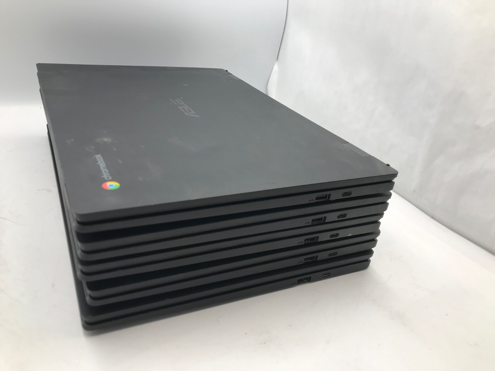 LOT OF 5 ASUS Chromebook CX1-1500CNA Celeron 15.6″ 64Gb-Various Issues/Parts -MZ