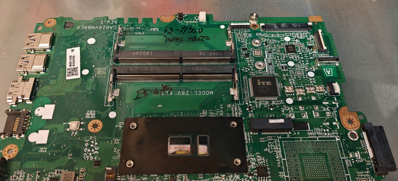 ACER E5-475 P-249 MOTHERBOARD DA0Z8VMB8E0 INTEL I3-7130U INTEL HD 620 #