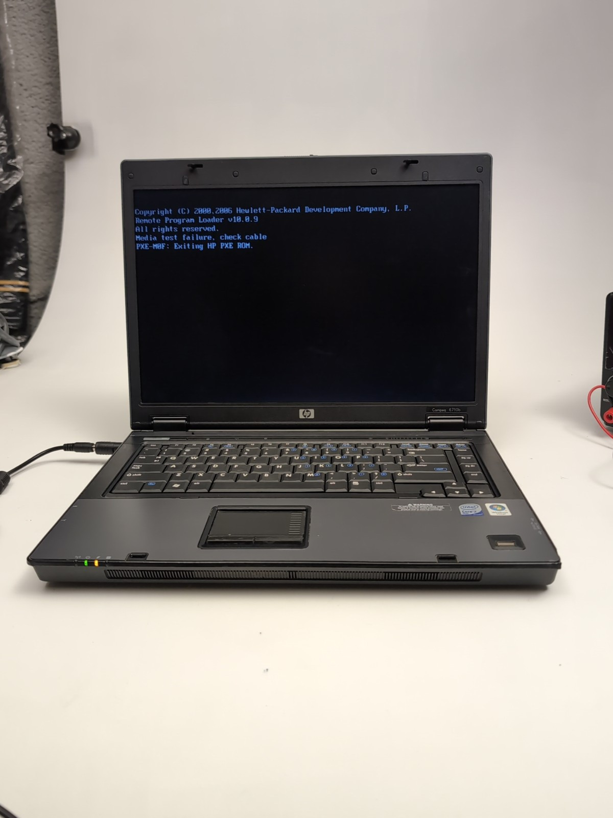 HP Compaq 6510b Intel Core 2 Duo 1.80 GHz 2GB RAM No HDD Boot to BIOS