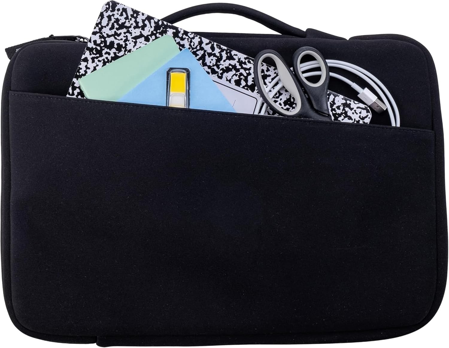 Neoprene Padded Laptop Sleeve for 13 Inch Laptop/Tablet | External Zipper Pocket