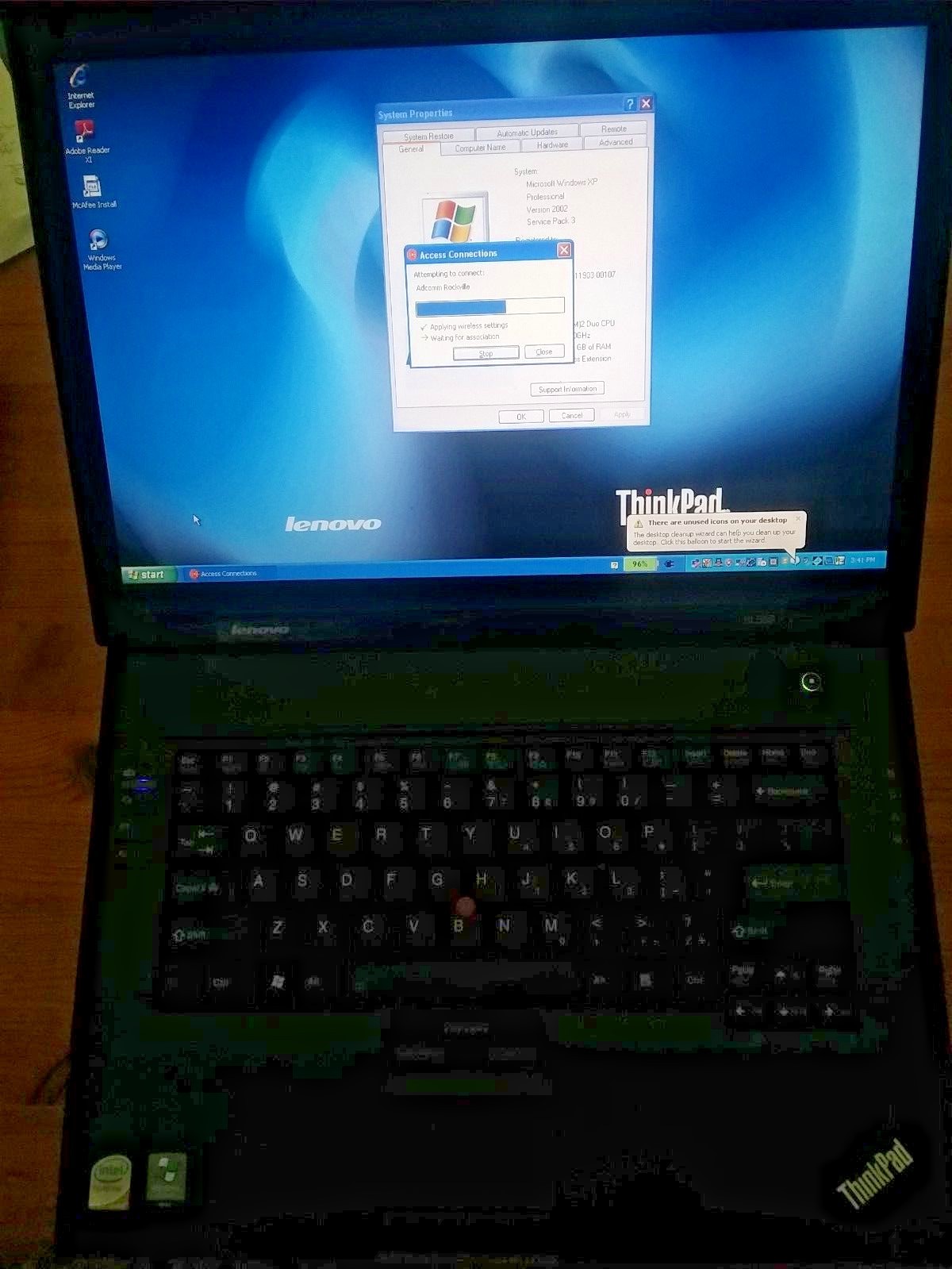 Lenovo ThinkPad SL500 Intel Centrino 2 Duo T5670 1.8 GHz, 3GB, Wireless