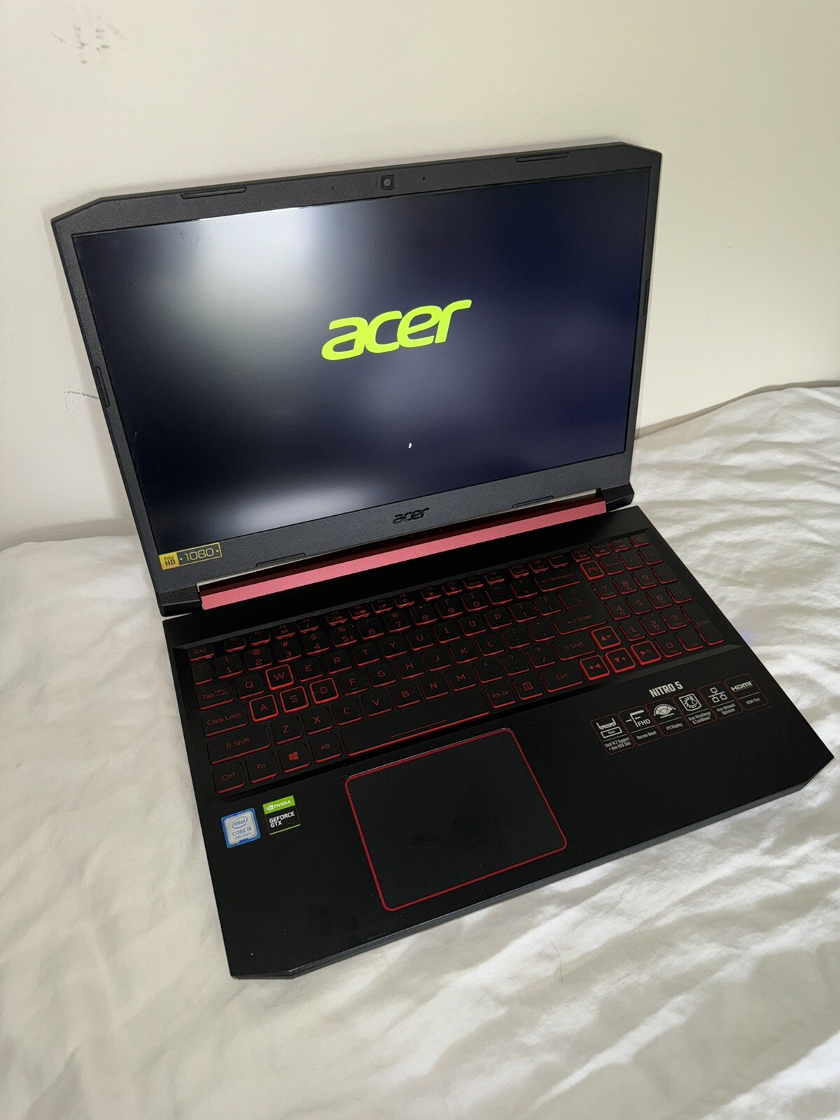 9th Gen Acer Nitro 5 15.6″ 256GB NVMe SSD, Intel Core i5-9300H 1.70GHz, 16GB RAM